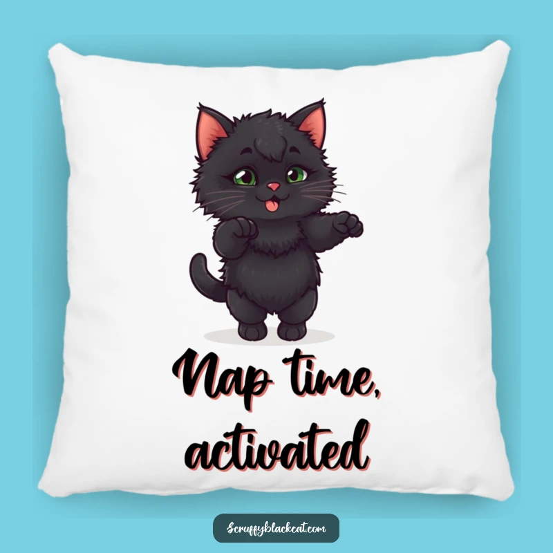 Funny Fluffy Kitten Stretch Pillow: Cuddly Comfort with a Hilarious Twist!